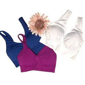 Rhonda Shear Mixed 3 Piece Bra Set LARGE (RS-22)